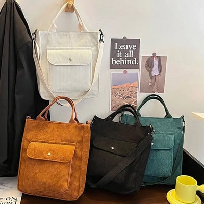 Torba od samta za žene Shopper torba Dizajnerska ručna torba Jesen i zima Studentska torba za djevojke Ženska platnena torba na rame