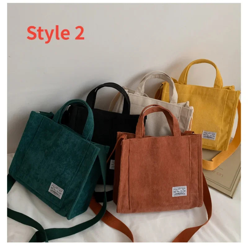 Torba od samta za žene Shopper torba Dizajnerska ručna torba Jesen i zima Studentska torba za djevojke Ženska platnena torba na rame