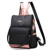 Divatos vízálló oxfordi női hátizsák lopásgátló válltáska tinédzser lánynak, nagy kapacitású utazó iskolatáska Mochila Feminina