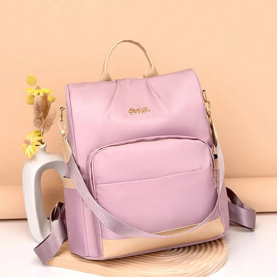 Divatos vízálló oxfordi női hátizsák lopásgátló válltáska tinédzser lánynak, nagy kapacitású utazó iskolatáska Mochila Feminina