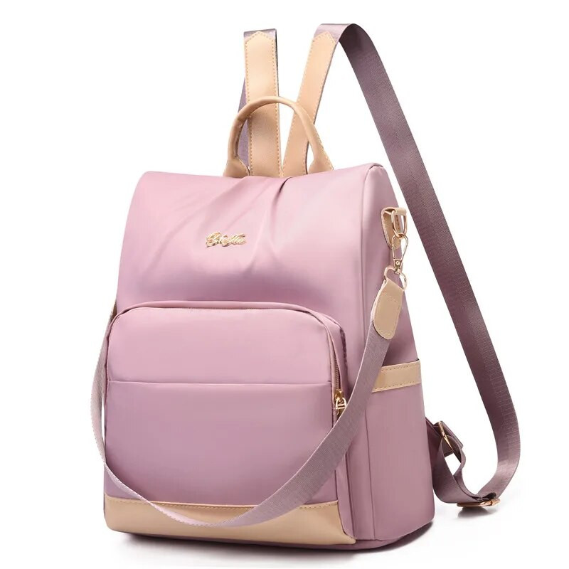Divatos vízálló oxfordi női hátizsák lopásgátló válltáska tinédzser lánynak, nagy kapacitású utazó iskolatáska Mochila Feminina