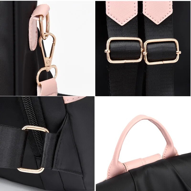 Divatos vízálló oxfordi női hátizsák lopásgátló válltáska tinédzser lánynak, nagy kapacitású utazó iskolatáska Mochila Feminina