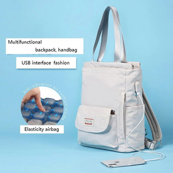 Модна дамска чанта през рамо за лаптоп Водоустойчива раница за тетрадка от плат Оксфорд 15,6-инчова раница за лаптоп Ученическа чанта за момиче