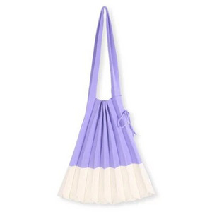 Ženske torbe za kupnju velikog kapaciteta u korejskom stilu Chic presavijene pletene plisirane torbe Ženska modna velika torba s prugama