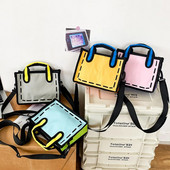 Japoniško stiliaus 2D Anime žinučių krepšys Nešiojamas nailono vandeniui atsparus pečių krepšys, didelės talpos paprasto stiliaus pirkinių rankinė