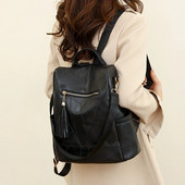 Apsaugos nuo vagystės kuprinės Moteriškos kuprinės Dizaineris Kokybiška oda Madingi Nugaros Krepšiai Gamintojas Moteriški Kelioniniai Krepšiai Mochilas Mujer Kuprinės