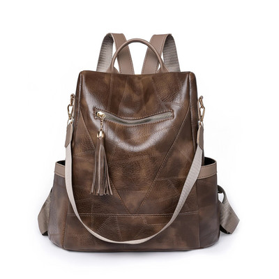 Apsaugos nuo vagystės kuprinės Moteriškos kuprinės Dizaineris Kokybiška oda Madingi Nugaros Krepšiai Gamintojas Moteriški Kelioniniai Krepšiai Mochilas Mujer Kuprinės