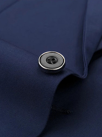 ( Σακάκι + παντελόνι ) Πολυτελής μάρκα μόδας Μονόχρωμο Ανδρικό Επίσημο Casual επαγγελματικό κοστούμι γραφείου 2 τμχ Σετ Νυφικό Γαμπρός