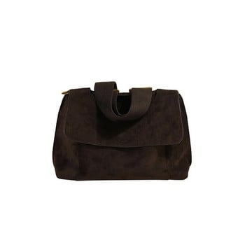 Есен Зима Матирани кафяви велурени чанти Чанта през рамо Дамска чанта за през рамо с голям капацитет Дамска дизайнерска чанта