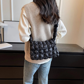 Дамска чанта Cloud Pleatd с голям капацитет Капитонирана чанта през рамо Лека модна ежедневна дамска чанта за всеки ден