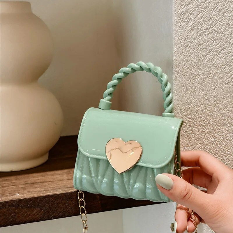 Love Heart Ženske torbe Candy Colours Bolsas Feminina Lightweighte Bolsos Mujer Prijenosne ručne torbe Lančana torba na jedno rame