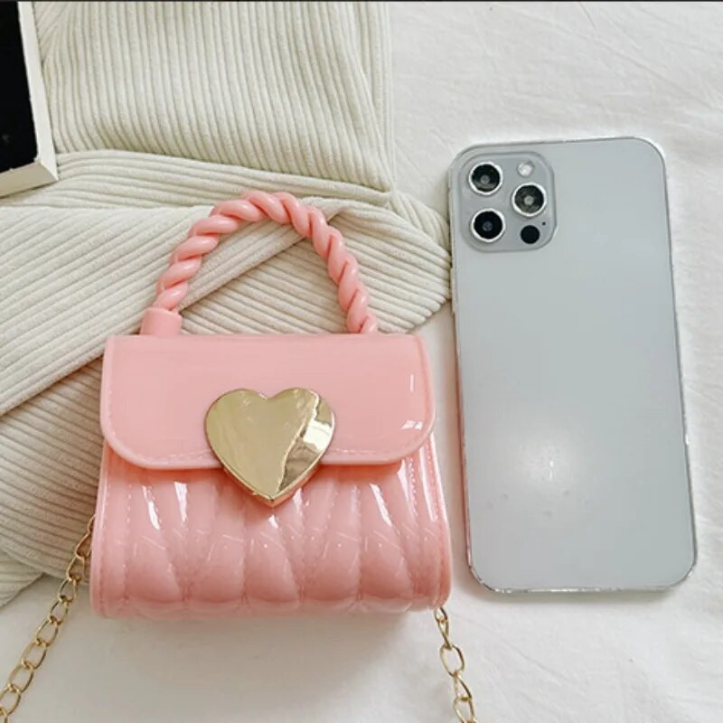 Love Heart Ženske torbe Candy Colours Bolsas Feminina Lightweighte Bolsos Mujer Prijenosne ručne torbe Lančana torba na jedno rame