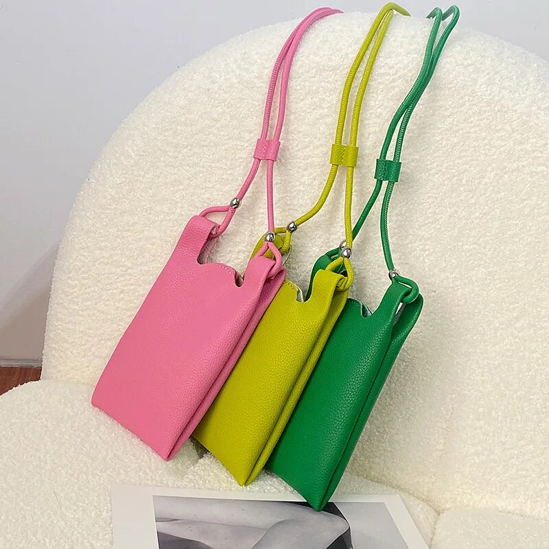 Ins Designer Fashion Mini Crossbody Krepšiai Moterims Kasdieniai Praktiški Moteriški Monetos Piniginė ir rankinės Lady Messenger Bag Phone Bolsa