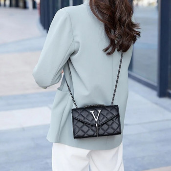 Κομψή γυναικεία μικρή τετράγωνη τσάντα Linge New Fashion Tassel Διακοσμητική αλυσίδα μονό ώμου Τσάντα χιαστί Μοντέρνα τσάντα χιαστί