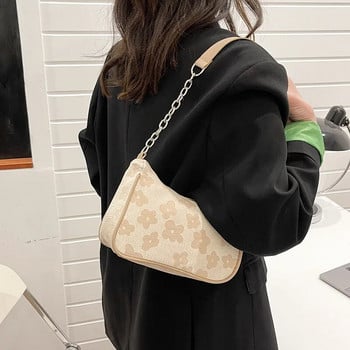 Модни дамски дамски чанти за рамо с оксфордски плат с малка дръжка, чанта за подмишниците, клъч, проста дамска чанта с темперамент, 2024 г. Нова