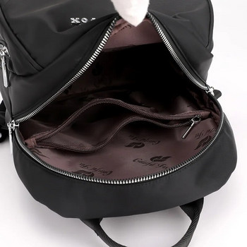 Дамски мини раници против кражба Водоустойчива найлонова малка чанта Офис Дамски многоджобни плътни чанти през рамо Пътна чанта
