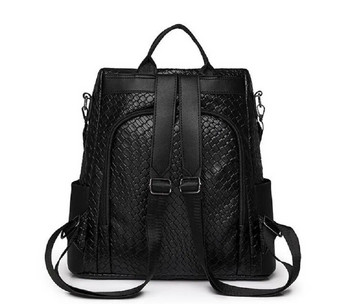 Hot Sale Fashion Μεγάλης χωρητικότητας Αντικλεπτικά σακίδια ταξιδιού Γυναικεία υψηλής ποιότητας Pu δερμάτινες τσάντες ώμου Totes Casual Backpack