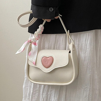 Νέα σχεδίαση τσάντα σφεντόνας Γυναικεία κορεατική τσάντα ώμου Χαριτωμένη τσάντα ώμου από μαλακή δερμάτινη τσάντα χιαστί Τσάντα μασχάλης