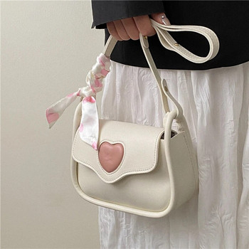 Νέα σχεδίαση τσάντα σφεντόνας Γυναικεία κορεατική τσάντα ώμου Χαριτωμένη τσάντα ώμου από μαλακή δερμάτινη τσάντα χιαστί Τσάντα μασχάλης