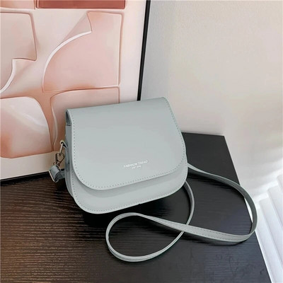 Vintage Saddle Crossbody Τσάντα PU Δερμάτινο γυναικείο πολυτελές σχέδιο Μικρή τσάντα και τσαντάκι Γυναικεία τσάντα ταξιδιού ώμου Messenger τσάντα