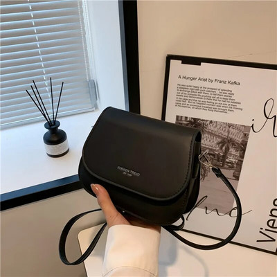 Vintage Saddle Crossbody Τσάντα PU Δερμάτινο γυναικείο πολυτελές σχέδιο Μικρή τσάντα και τσαντάκι Γυναικεία τσάντα ταξιδιού ώμου Messenger τσάντα