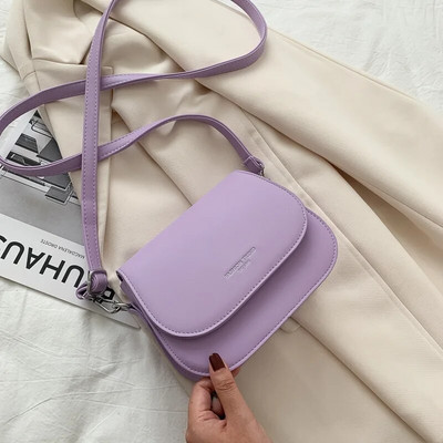 Vintage Saddle Crossbody Τσάντα PU Δερμάτινο γυναικείο πολυτελές σχέδιο Μικρή τσάντα και τσαντάκι Γυναικεία τσάντα ταξιδιού ώμου Messenger τσάντα