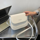 Női Luxus Design Crossbody válltáskák PU bőr női vintage nyeregtáska egyszínű futártáska kis kézitáska bolsas