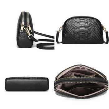Дамска чанта за през рамо с мотив на крокоди Висококачествена дамска чанта от Модна дамска чанта 2023 г. Дамска чанта през рамо