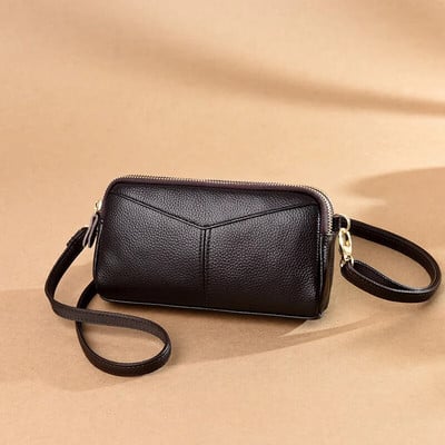 Mala torba preko ramena Sac a Main Ženska torba na rame od 100% Jednobojne ženske torbe na rame za 2023.