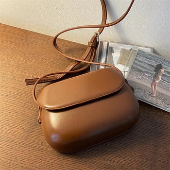 Μόδα Γυναικεία τσάντα Messenger PU Δερμάτινη τσάντα με μικρό κέλυφος Vintage τσάντα ώμου Γυναικείες τσάντες τσάντες πολυτελείας τσάντες χιαστί