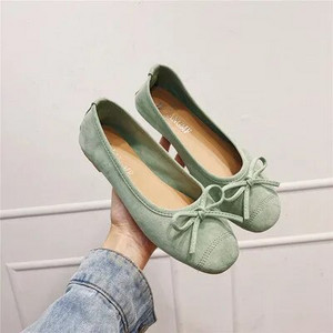 Comemore Apvalūs sportbačiai Moteriški mokasinai vasariniai saldainiai Spalva Espadrille plokščia peteliškė Baleto plokščiavalgiai Batai Loafer Moccasin