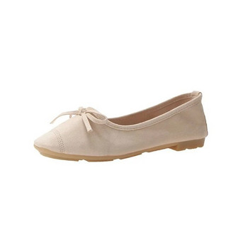 Comemore Στρογγυλά παπούτσια Casual Γυναικεία Μοκασίνια Καλοκαιρινή καραμέλα Χρώμα Espadrille Flat παπιγιόν Μπαλέτα Παπούτσια Loafer Moccasin
