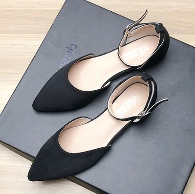 Pantofi pentru femei Pantofi plat pentru femei Confort îmbrăcat în culori uni Pantofi de zi cu toc plat Sandale de vară Simple Zapatos Mujer Pantofi pentru femei