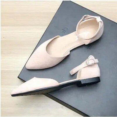 Pantofi pentru femei Pantofi plat pentru femei Confort îmbrăcat în culori uni Pantofi de zi cu toc plat Sandale de vară Simple Zapatos Mujer Pantofi pentru femei