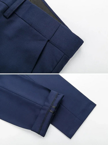 M-6XL 15 Χρώματα ( Σακάκι + Γιλέκο + Παντελόνι ) Επίσημο επαγγελματικό γραφείο Ανδρικά κοστούμια Γαμπρός Νυφικό φόρεμα για πάρτι Μονόχρωμο κοστούμι