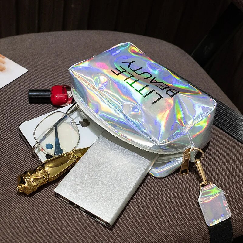 Mala ženska laserska torba preko ramena Messenger torba na rame PVC Jelly Mala torba Messenger Candy Colours torbe Laser Holografska Bolsa