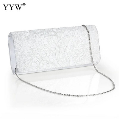 YYW Vintage Satin Clutch Krepšys Moterims Vakarinė Piniginė Vandeniui Neperšlampami Dieniniai Pečių Krepšiai Mėlynos Pirkinių Piniginės Prom Sac