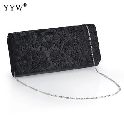YYW Vintage Satin Clutch Krepšys Moterims Vakarinė Piniginė Vandeniui Neperšlampami Dieniniai Pečių Krepšiai Mėlynos Pirkinių Piniginės Prom Sac