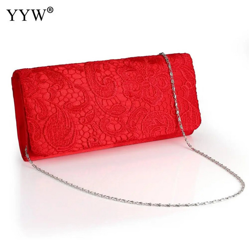 YYW Vintage Satin Clutch Krepšys Moterims Vakarinė Piniginė Vandeniui Neperšlampami Dieniniai Pečių Krepšiai Mėlynos Pirkinių Piniginės Prom Sac