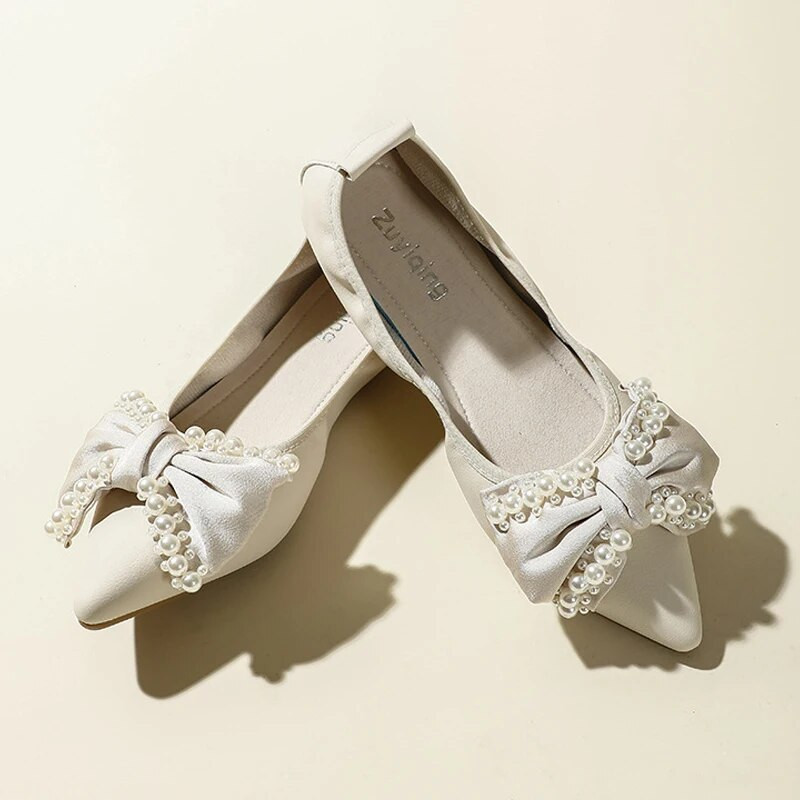 Moteriški vasariniai seklios snukio antgalio lankeliai moterims Minkšti „Lazy A Pedal“ batai Plokštūs batai moteriški batai moterims Vc3124