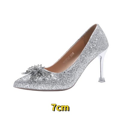 Sandale de vânt cu strasuri, cu nod fluture, transparente, cu toc înalt, sandale pentru femei, pantofi de modă