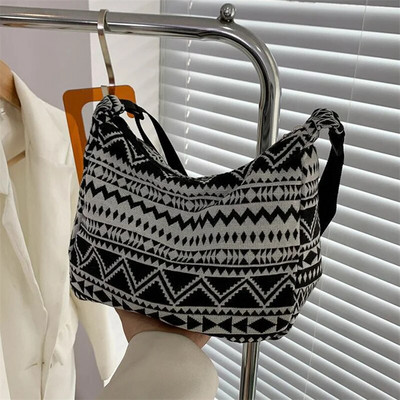 Naiste Disainer õlakott Vintage mustriga Crossbody kotid Naistele Suure mahutavusega mood käekoti taskud Uus