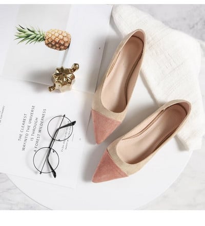 Női lapos bőr hegyes lábujj csúszás naplopókon All Match Elegáns stílus Alkalmi női cipők Zapatos De Mujer női cipők