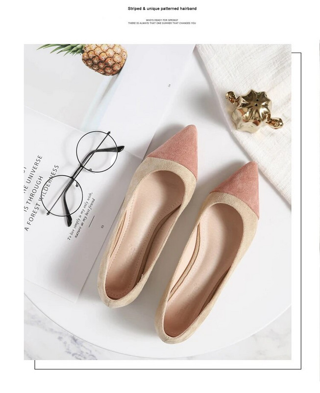 Női lapos bőr hegyes lábujj csúszás naplopókon All Match Elegáns stílus Alkalmi női cipők Zapatos De Mujer női cipők