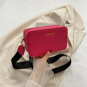 Jednostavna torba za fotoaparat, mala ukrasna četvrtasta torba, puna torba s patentnim zatvaračem-XF8013