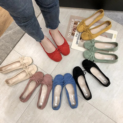 Νέα γυναικεία φλατ Loafers Candy Colored Flats Soft Comfort Γυναικεία παπούτσια Zapatos Mujer Flats Ballet