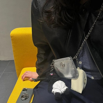 2023 модна марка Портмоне за монети Корейска PU кожена чанта през тялото за жени Червило Карта Чанти за съхранение на пари Мини чанти за рамо