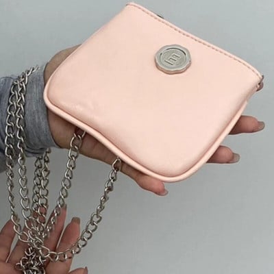 2023 m. mados prekės ženklo monetų piniginė Korėjietiškas PU odos kryžminis kūno krepšys moterims lūpų dažų kortelės Pinigų laikymo krepšiai Mini pečių krepšiai