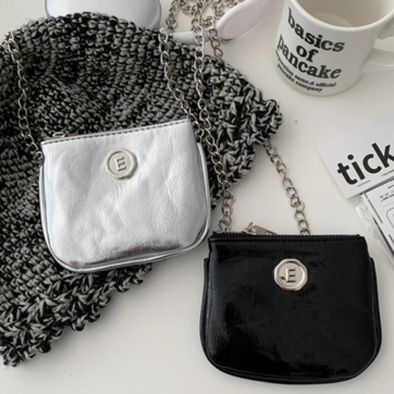 2023 m. mados prekės ženklo monetų piniginė Korėjietiškas PU odos kryžminis kūno krepšys moterims lūpų dažų kortelės Pinigų laikymo krepšiai Mini pečių krepšiai