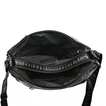 Υψηλής ποιότητας γυναικείες τσάντες ώμου από μαλακό δέρμα πολλαπλών στρώσεων Vintage τσάντα χιαστί Πολυτελής επώνυμη γυναικεία τσάντα και τσαντάκι